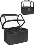 Large-capacity cosmetic bag can be used at home, on business trips, travel, makeup artist office, a variety of scenarios use. This Makeup Brush Bag easily accommodate brushes of various sizes.